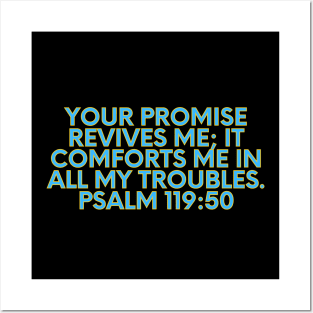 Bible Verse Psalm 119:50 Posters and Art